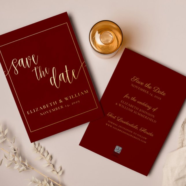 Guardar la fecha Invitación Boda de Relieve metali (Subido por el creador)