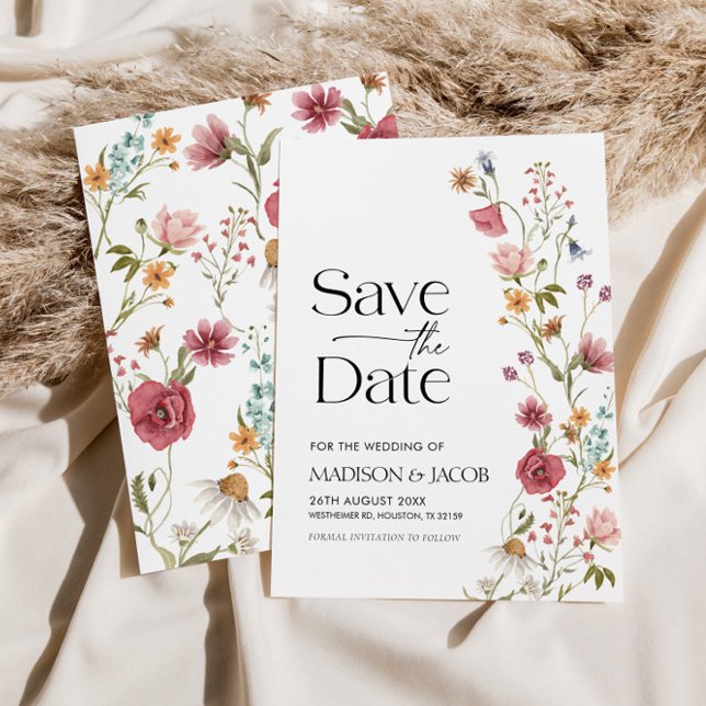 Guardar La Fecha Invitación Floral (Subido por el creador)