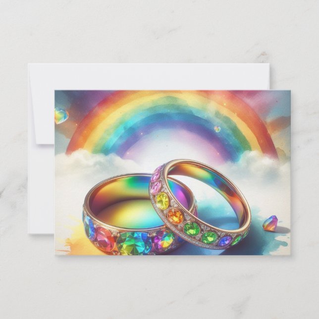 GUARDAR LA FECHA Invitación invitación a la boda g (Anverso)