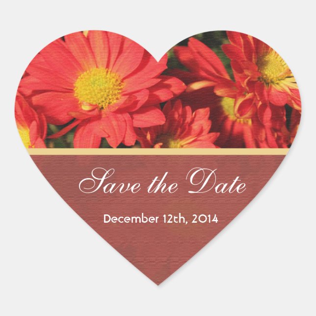 Guardar la fecha pegatinas de boda florales (Anverso)