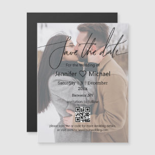 guardar la fecha qr código pareja foto elegante im