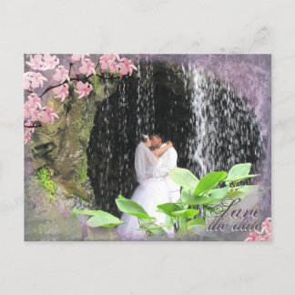 Guardar la Fecha Tarjeta de Boda Flor de Cerezo