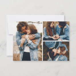 Guardar la fecha Tarjeta de foto boho de cráneo fl
