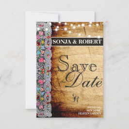 Guardar la fecha - Tarjeta Kalocsai húngara