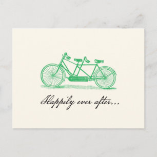 Guardar la Fecha - Tarjeta Postal de Bicicleta Tan