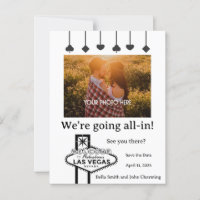 Guardar la Fecha Tarjeta Postal de Boda de Las Veg