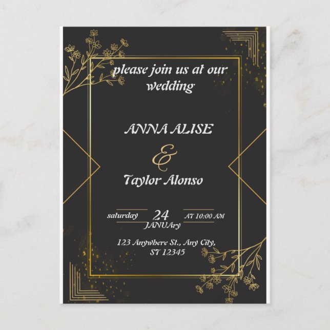 GUARDAR LA FECHA UNA INVITACIÓN AL AMOR (Anverso)