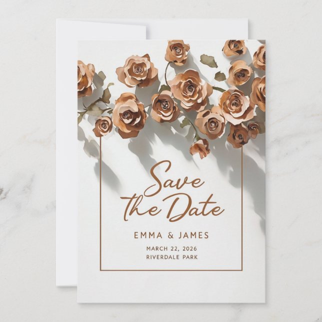Guardar La Invitación A La Boda De Flores