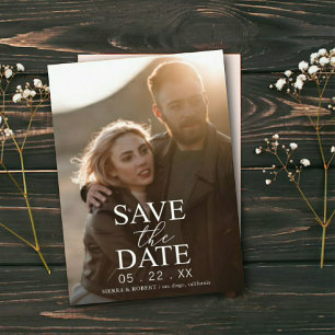 Guardar la Invitación Boda de texto en blanco de f