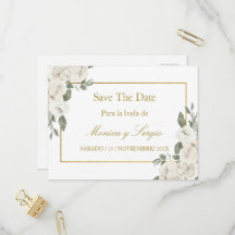 Guardar la invitación de boda de fecha