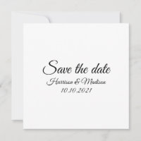 Guardar la Invitación de Boda de texto Fecha, pers