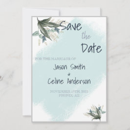 Guardar la invitación de casamiento de fecha