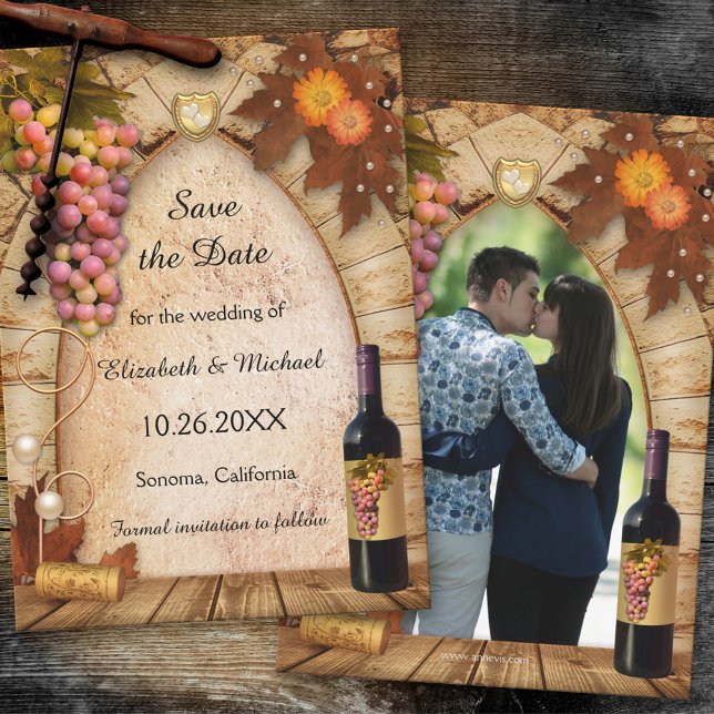 Guardar la invitación de casamiento fotográfico de (Subido por el creador)