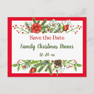 Guardar la invitación de cena de Navidades familia