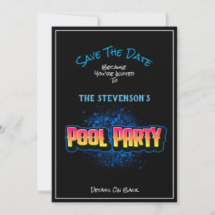 Guardar La Invitación De Fiesta De Grupo De Fechas