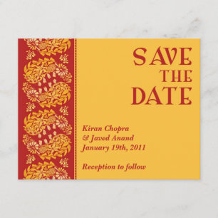 Guardar la Invitación de la India de fecha