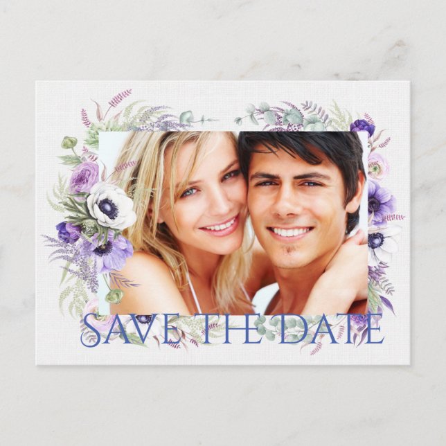 Guardar la invitación de postales de fecha (Anverso)