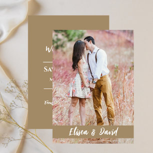 Guardar La Invitación Del Boda De Fotos De Fecha