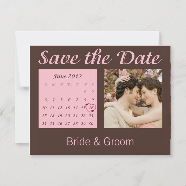 Guardar la invitación del calendario de junio de 2 (Anverso)