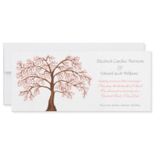 Guardar la Invitación Sakura con flores de cerezo
