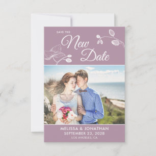 Guardar la nueva foto de postergación del boda de