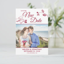 Guardar la nueva foto de postergación del boda de