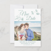 Guardar la nueva foto de postergación del boda de