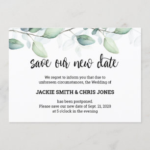 Guardar la nueva Invitación de Boda de fecha - Euc