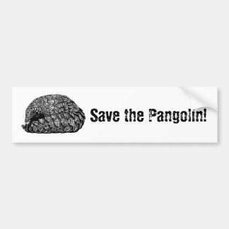 Guardar la pegatina del parachoques de Pangolin