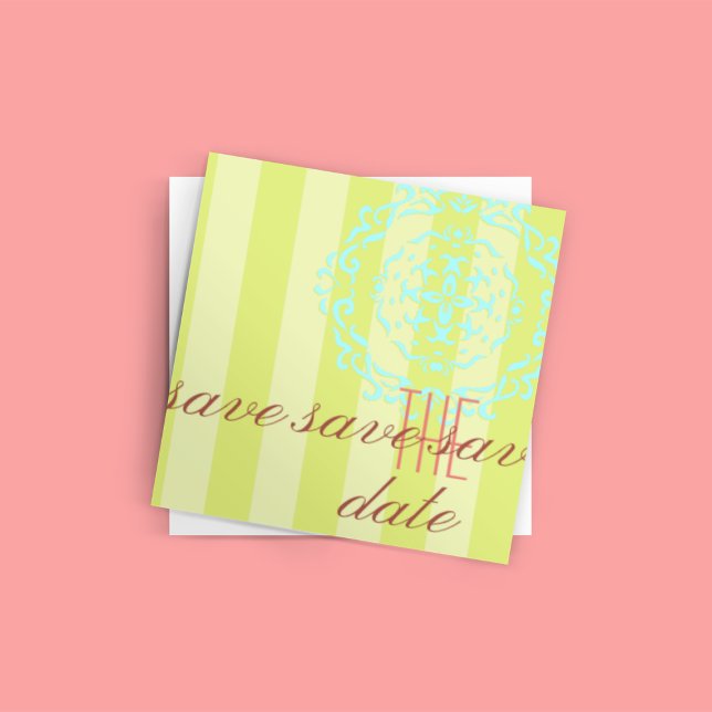 Guardar la plantilla de anuncio de fecha (Save the Date Announcement Template)