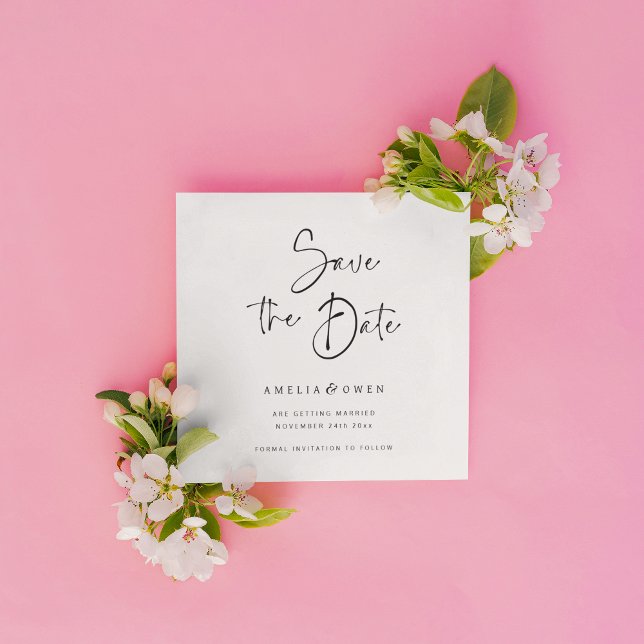 Guardar la plantilla de anuncio de fecha (Save the Date Announcement Template)