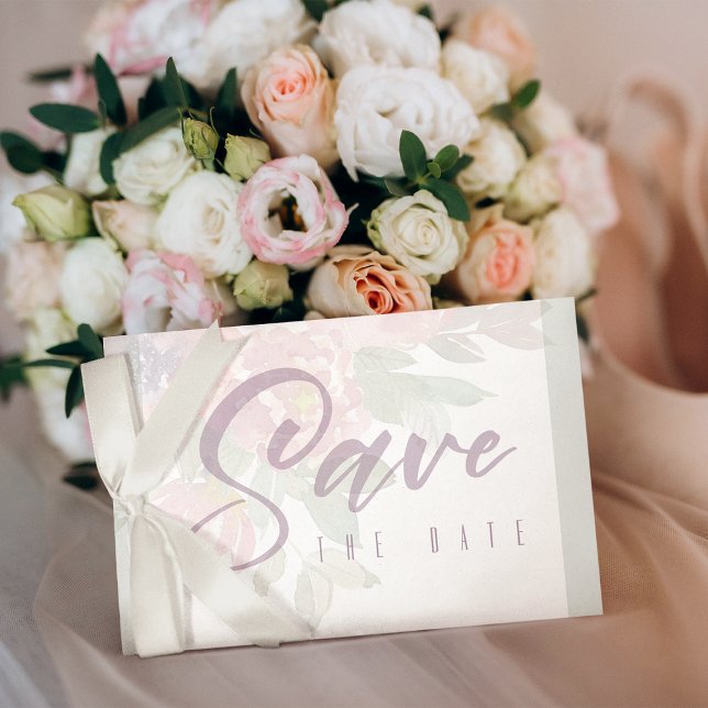 Guardar la plantilla de postal de anuncio de fecha (Save the Date Announcement Postcard Template)