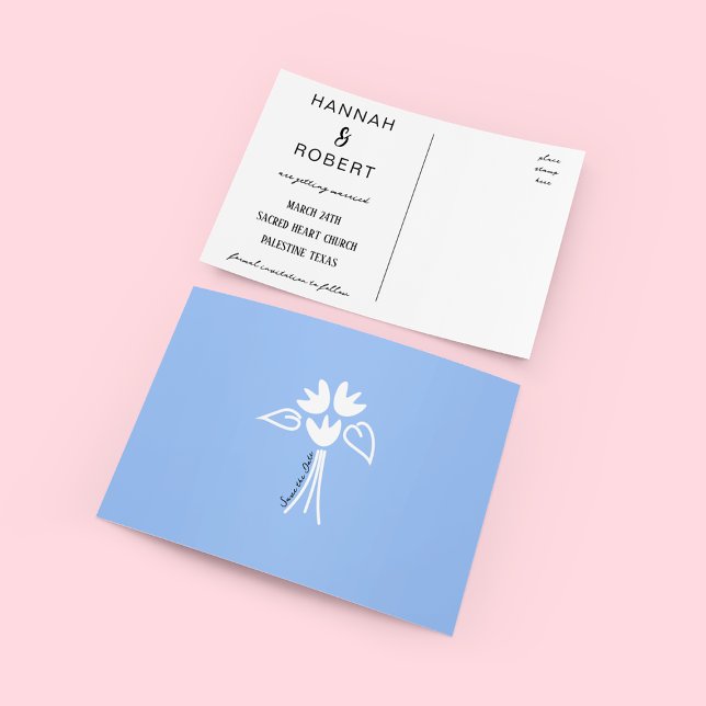 Guardar la plantilla de postales de fecha (Save the Date Postcard Template)