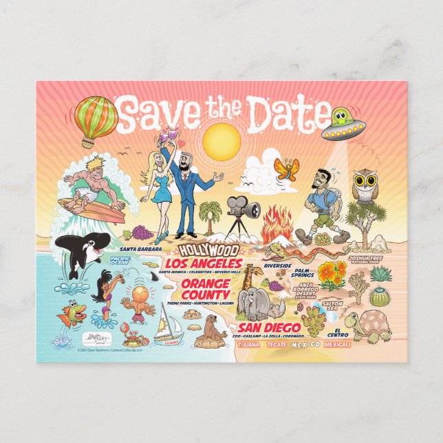 Guardar la postal de fecha de SoCal (Anverso)