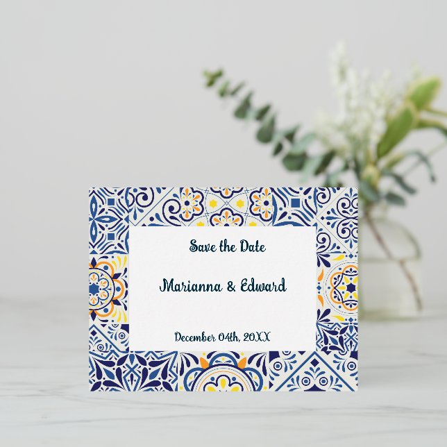Guardar la postal de invitación al Relieve metaliz (Anverso de pie)