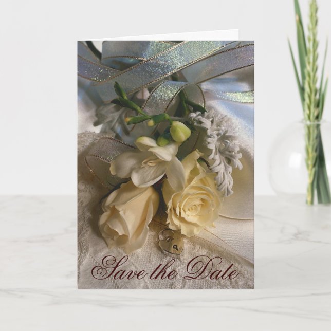 Guardar la tarjeta Boda de fecha (Anverso)
