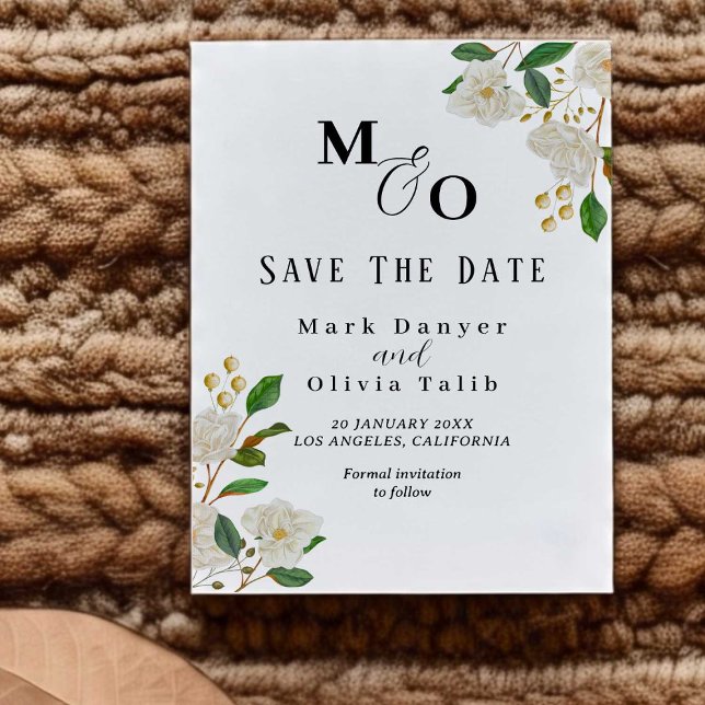 Guardar la tarjeta Boda de fecha - Personalizable (Subido por el creador)