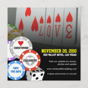 Guardar La Tarjeta De Amor De Invitación De Fecha 