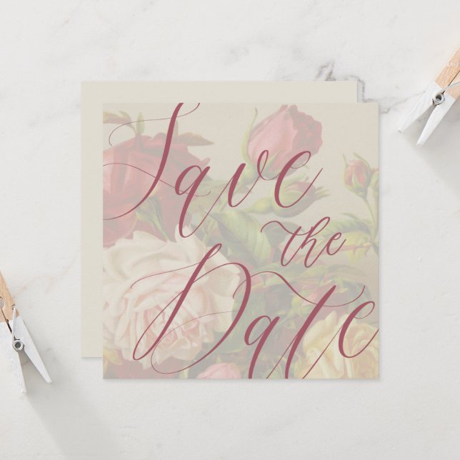 Guardar la tarjeta de anuncio de fecha y el sobre (Anverso/Reverso In Situ)