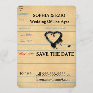 Guardar la tarjeta de biblioteca de fechas