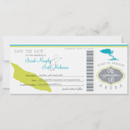 Guardar la tarjeta de embarque de fecha a Aruba