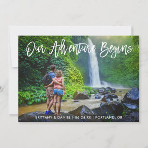 Guardar la tarjeta de foto de adventure de guión d