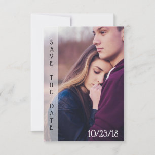 Guardar la tarjeta de foto personalizada de fecha