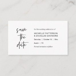 Guardar la tarjeta de gabinete minimalista moderna