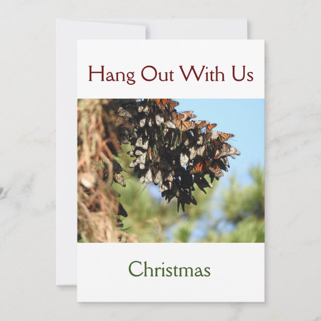 Guardar la tarjeta de invitación de los Navidades  (Anverso)