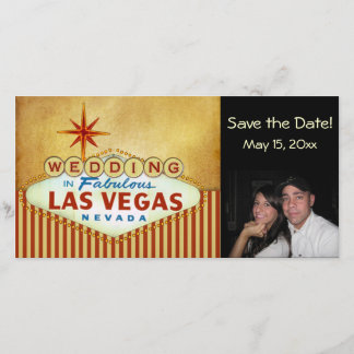 Guardar la tarjeta fotográfica Boda Date Las Vegas