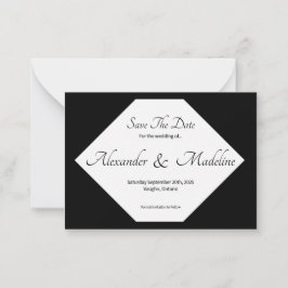 Guardar la tarjeta plana de fecha