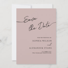 Guardar la tarjeta plana de fecha para un Boda de 