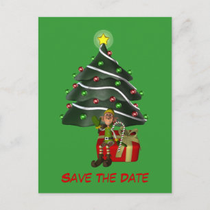 Guardar la tarjeta postal de vacaciones de árbol d