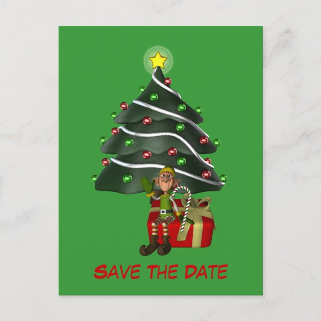 Guardar la tarjeta postal de vacaciones de árbol d (Anverso)